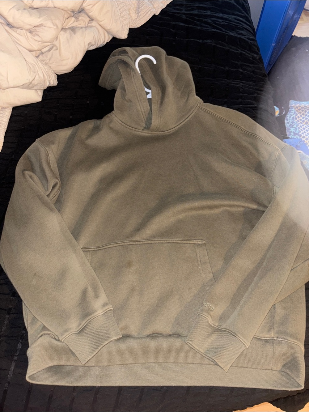 Olive green Hollister hoodie